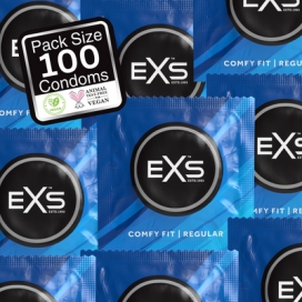 EXS Preservativos de látex normales x100