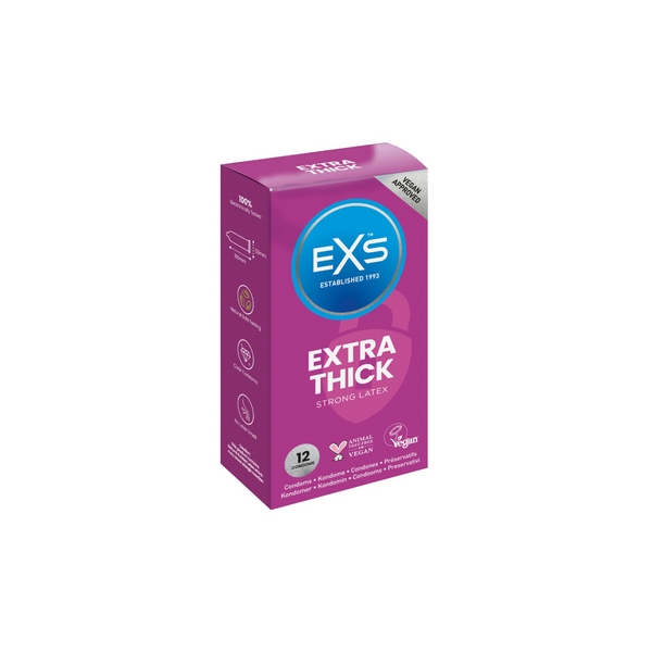 Preservativos espessos extra seguros x12