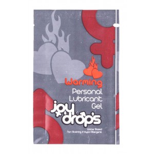 Joy Drops Lubrificante aquecido de aviso - Dosta de 5 ml