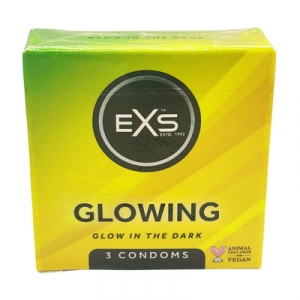 EXS Glowing Condoms x3