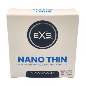 EXS Préservatifs fins Nano Thin x3