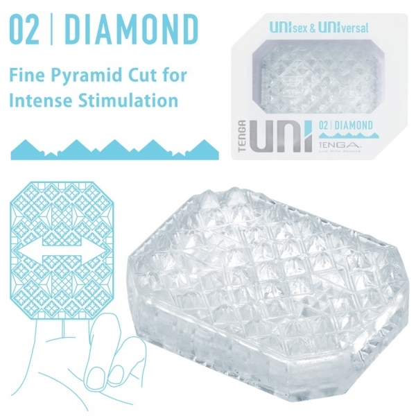 Uni 02 Diamond masturbation sheath