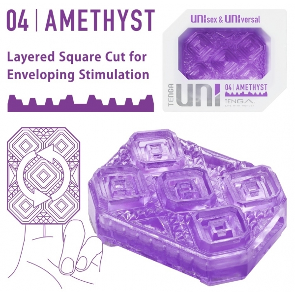 Masturbation sheath Uni 04 Amethyst