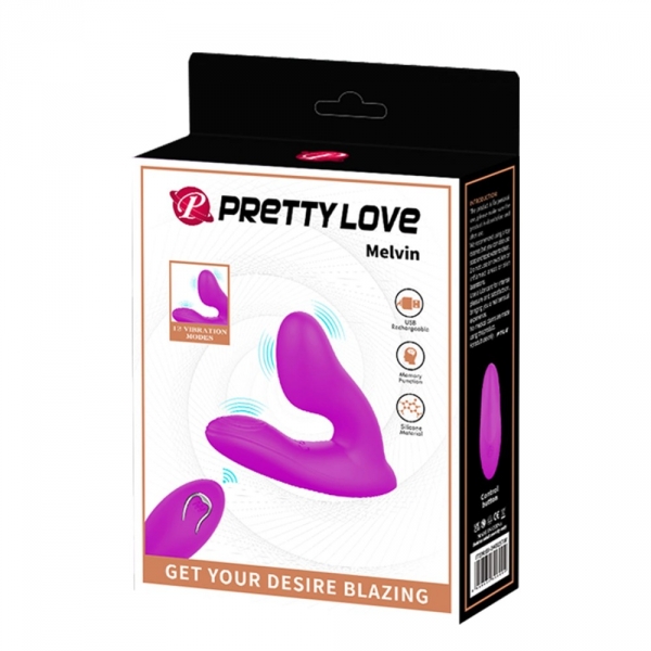 Doppelter Stimulator Melvin Pretty Love 12 Vibrationen