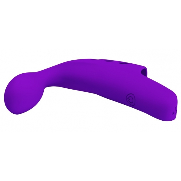 Gorgon Pretty Love Vibrating Finger Sleeve 10.5 x 2cm Purple