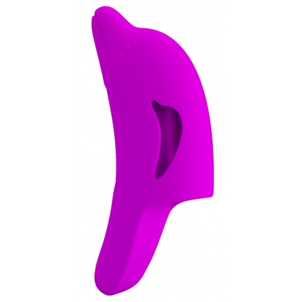 Delphini Pretty Love Vibrating Finger Sleeve 7 x 3cm Fuchsia