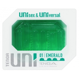 Gaine de masturbation UNI 01 EMERALD Tenga