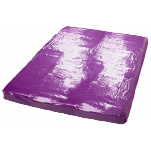 Fetish Collection Bettlaken aus Vinyl Lack Violett 200 x 230cm