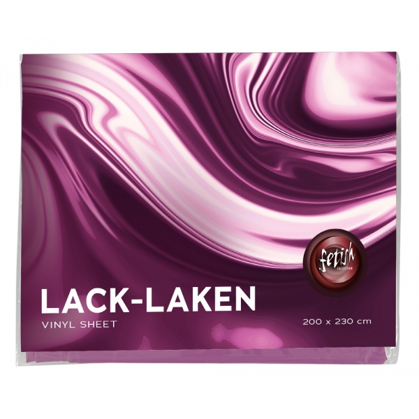 Vinyl-Laken Lack Rosa 200 x 230cm