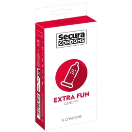 Secura Condoms Perlenkondome aus Latex Extra Fun x12