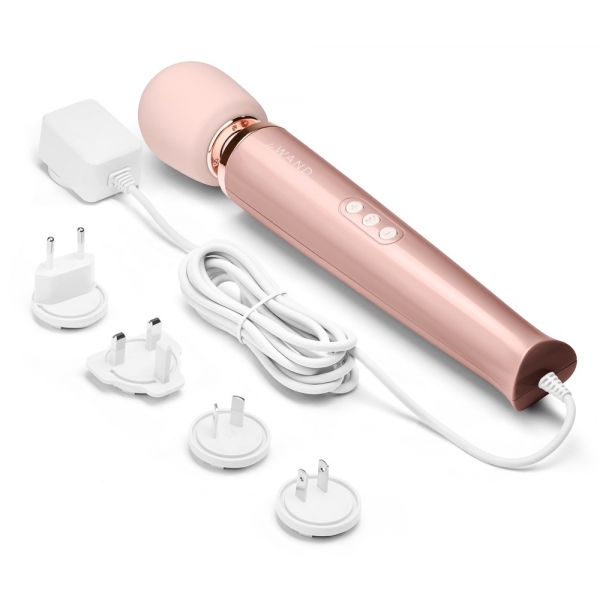 Wand Powerful Plug-In 34cm - Tête 62mm Rose Gold