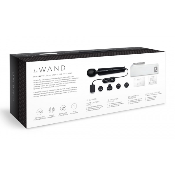 Wand Die Cast Plug-In 29cm - Head 51mm Black