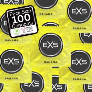 EXS Condooms met bananensmaak x100