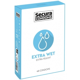 Extra Wet lubricated condoms x48