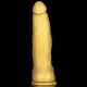 Blood Vessel Large Silicone Dildo GOLD