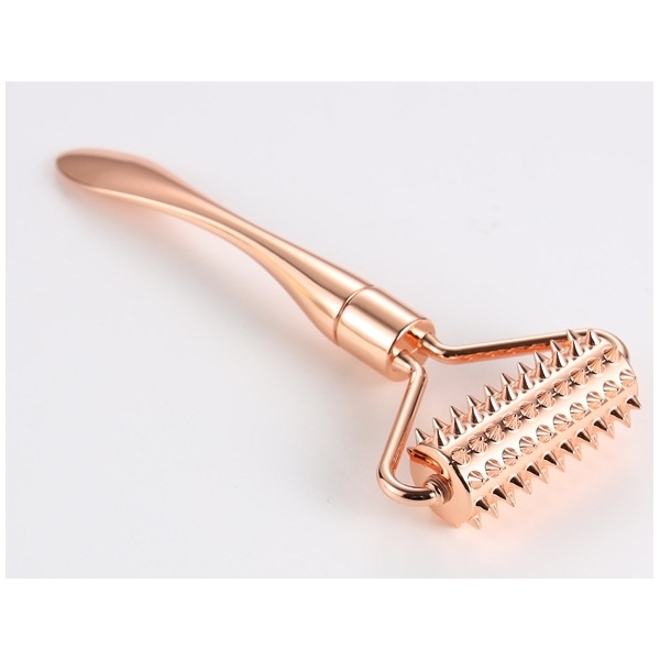 Zinc Alloy Microneedle Roller Massager GOLDEN