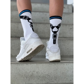 Chaussettes blanches Harnis Addiction