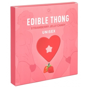 Secret Play Comestible Thong Strawberry Champagne 36g