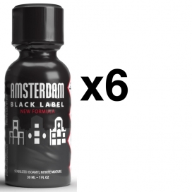 AMSTERDAM Etiqueta Negra 30ml x6