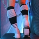 Chaussettes hautes Hypnotix Noir-Blanc