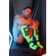 Chaussettes hautes Hypnotix Noir-Vert neon