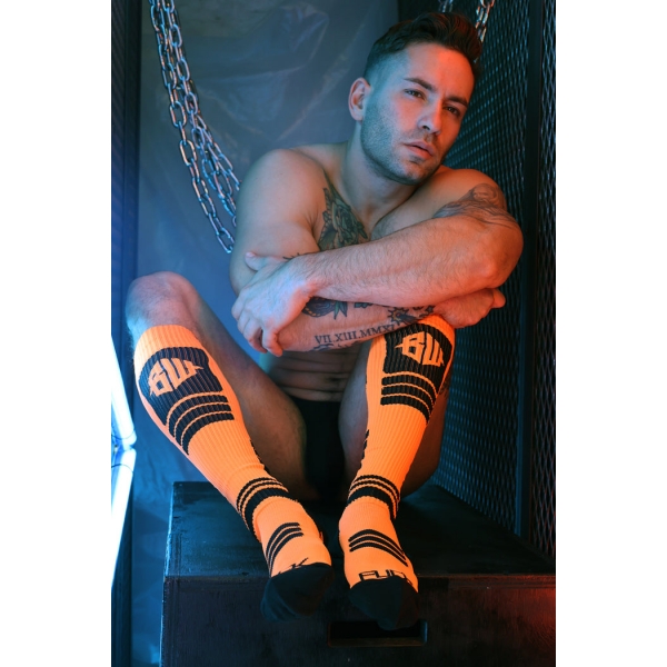 Chaussettes hautes Hypnotix Noir-Orange