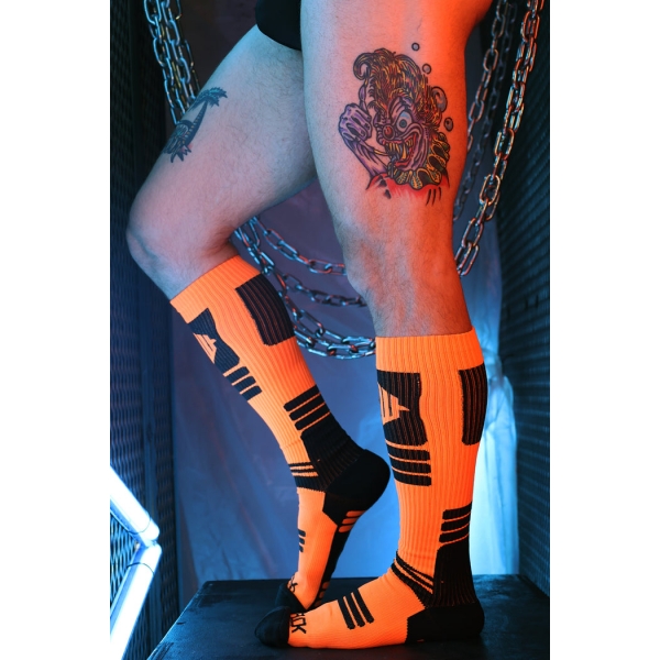 Chaussettes hautes Hypnotix Noir-Orange