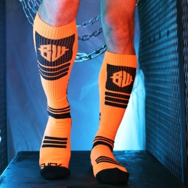 Hypnotix high socks Black-Orange