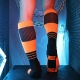 Chaussettes hautes Hypnotix Noir-Orange