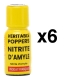 Veritable Poppers Nitrite d’Amyle 15ml x6