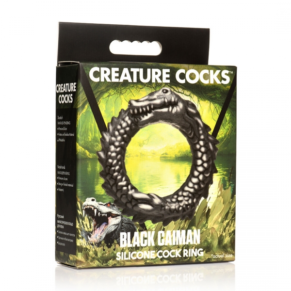 Cockring Black Caiman Schwarz