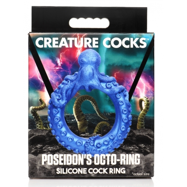 Cockring Poseidon's Octo-Ring Blau