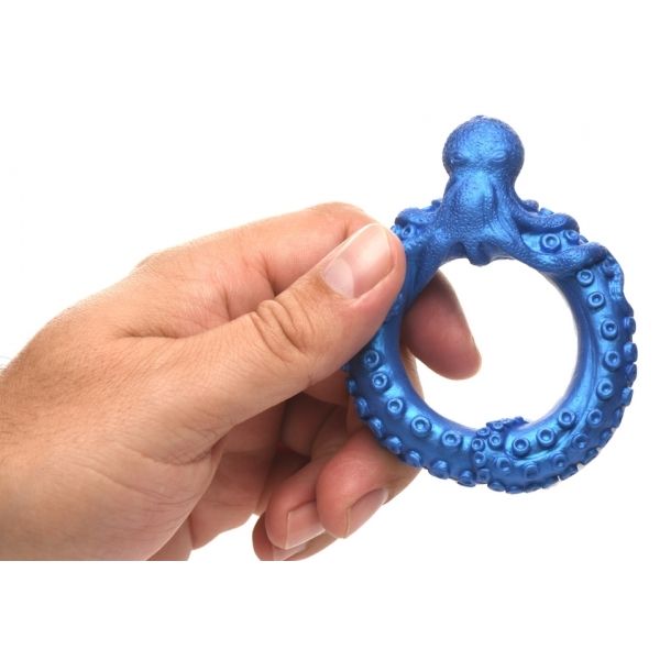 Octo-ring Cockring Azul de Poseidón