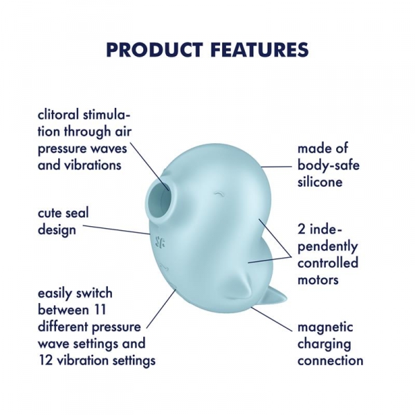 Sassy Seal Clit sucker with Vibration