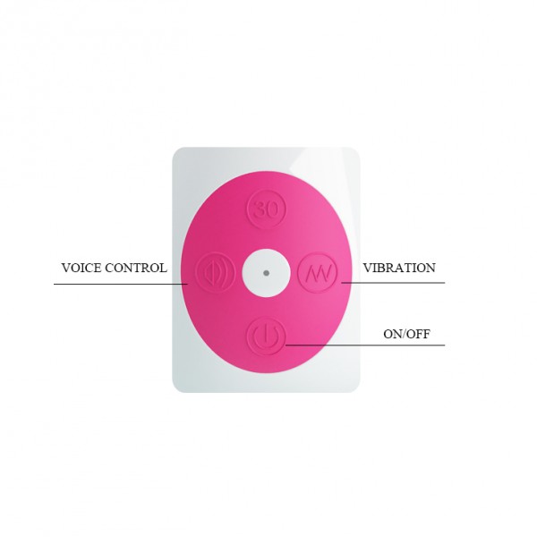 Vibro Rabbit Gene controllo vocale rosa