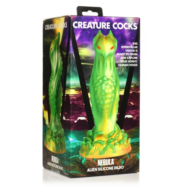 Nebula - Alien Silicone Dildo - Green