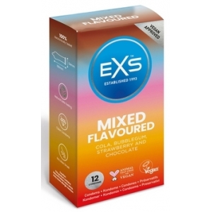 EXS Preservativos Saborosos Sabores Mistos x12