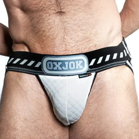 OXJOK by Oxballs OXJOK PACKER Cargo Quilt Slider Jock White Snow