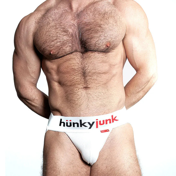 OXJOK HUNKER Comfy Pouch Slider Jock White Snow