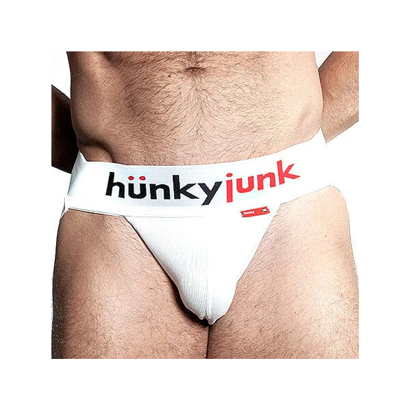 OXJOK HUNKER Comfy Pouch Slider Jock White Snow