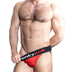 OXJOK HUNKER Comfy Pouch Slider Jock Red Hot