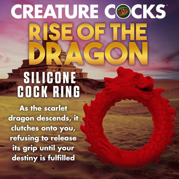 Cockring Rise of The Dragon Red