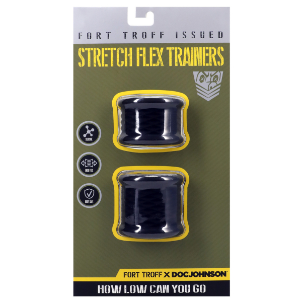 Confezione di scarpe da ginnastica Ballstretchers Stretch Flex Nero