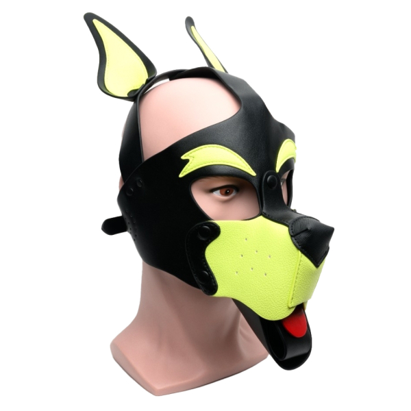 Maske Puppy 665 Gelb/Grün