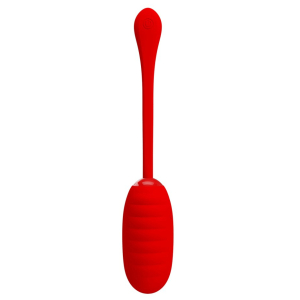 Pretty Love Kirk Vibrating Egg 8 x 3.5cm Red