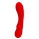 Estimulador Prostático Vibrador Mate 15 x 4cm Rojo