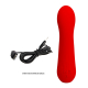 Vibro Point G FAUN 14 x 3.4cm FAUN 14 x 3.4cm Rouge