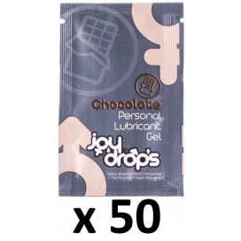 Joy Drops Gleitgel-Pads mit Schokoladengeschmack 5mL x50
