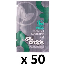 Joy Drops Dosette di lubrificante al gusto di menta 5mL x50