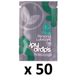 Joy Drops Dosetas lubricantes sabor menta 5mL x50